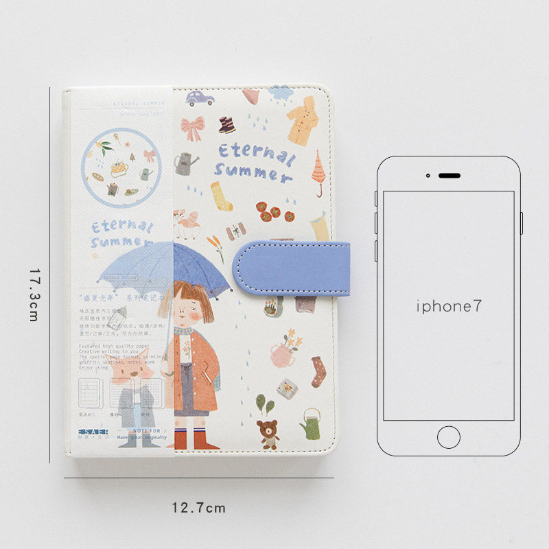 Eternal Summer Colorful Pages Notebook