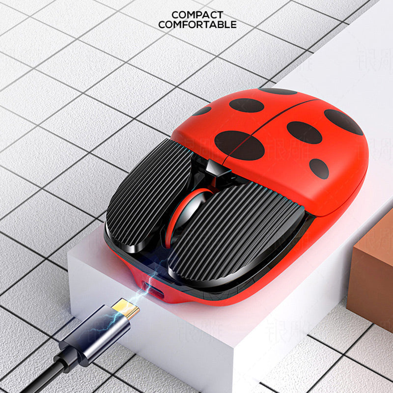 Mini Mute  A10 Cartoon Rechargeable Wireless Mouse