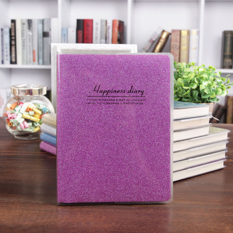 Fluorescent Glitter Fashion Notebook