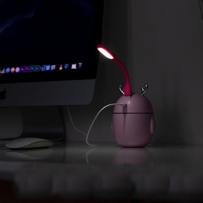 Deer Face Mini USB Humidifier Aroma With Fan and Lamp