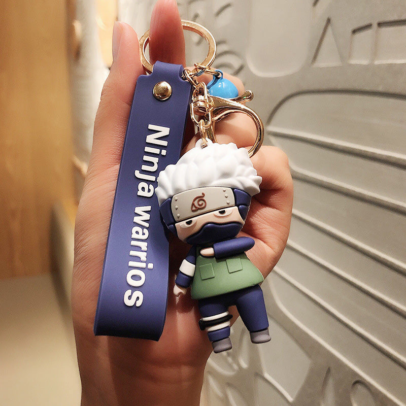 Anime Naruto Character Silicone Keychain