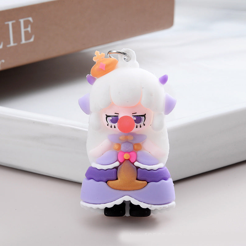 Doll Bubble Girl Cartoon Keychain Pendant