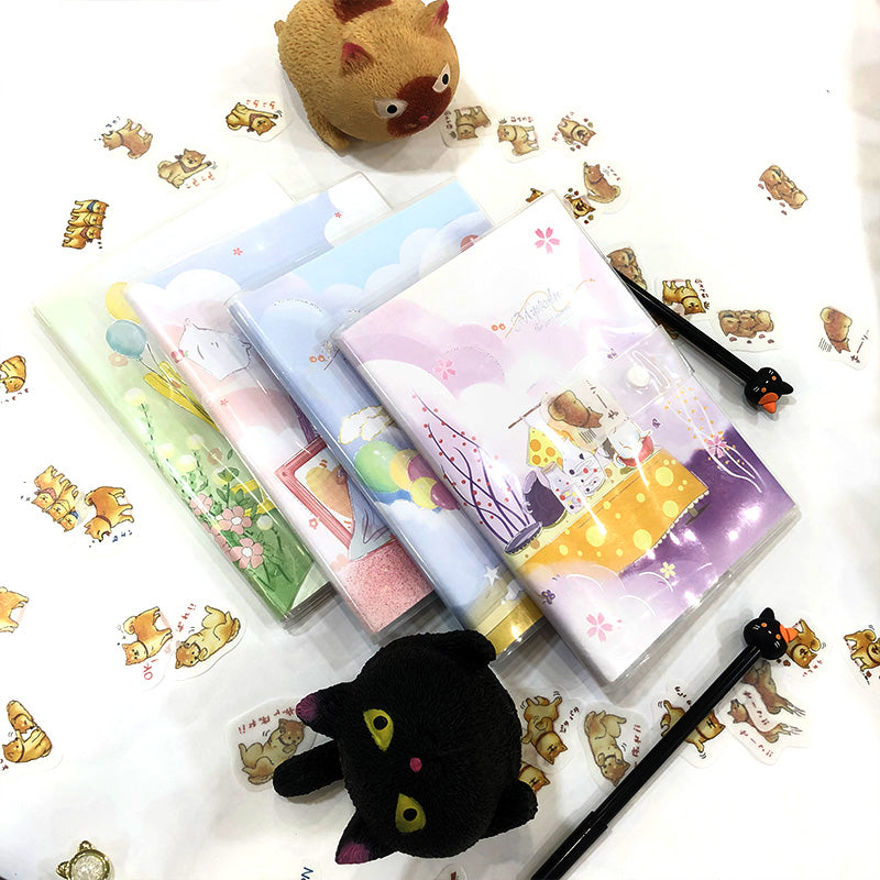 Comix Cute Cat Printed Cover Notebook