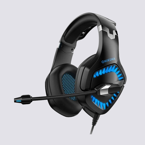 ONIKUMA K1B Pro Wired Blue Gaming Headphones Lyikea