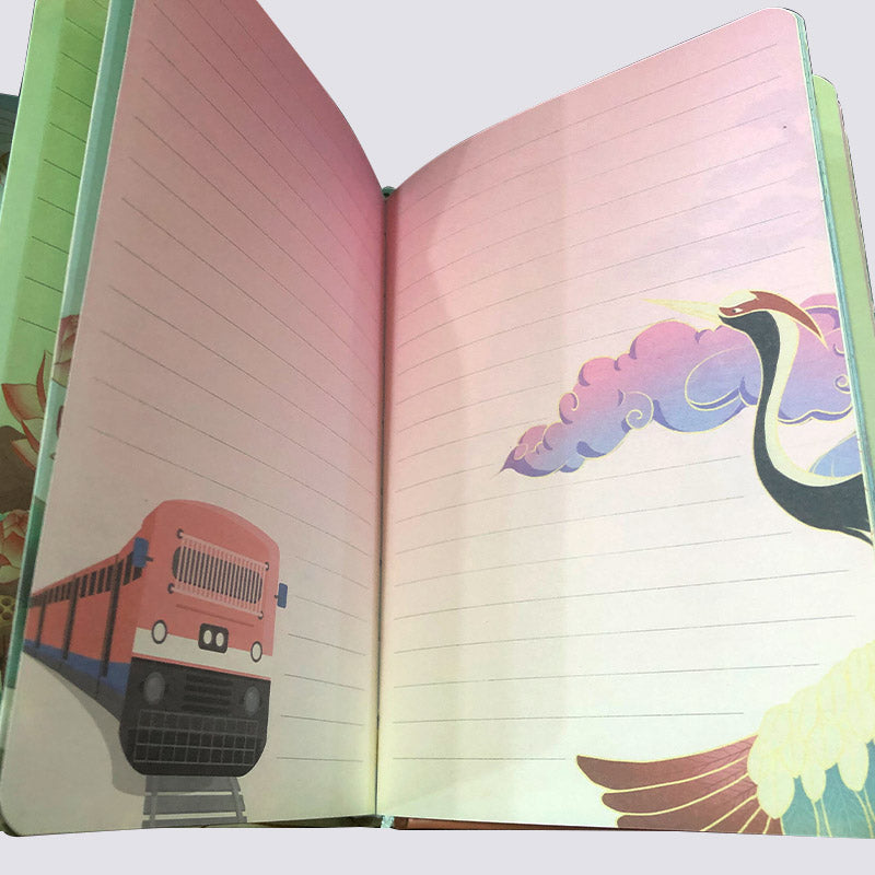Cute Antique Trendy Colorful Notebook
