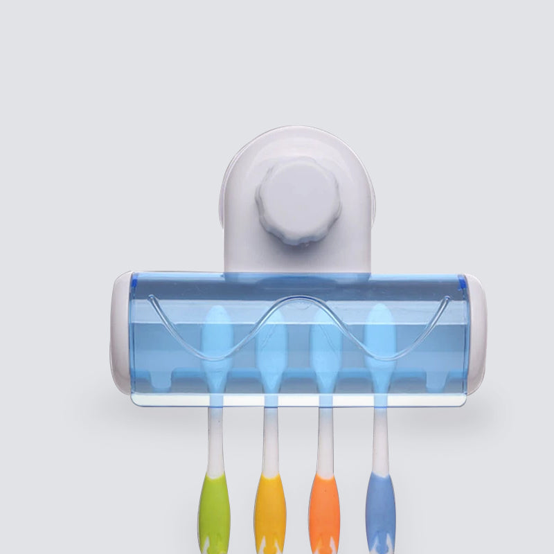 Self-Adhesive Toothbrush Holder with Cap